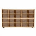 thumbnail image 4 of wood designs contender mobile storage 20 compartment cubby with trays, 4 of 5