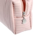 thumbnail image 6 of Faux Leather Makeup Bag Large Makeup Bag Make Up Brush Organizer Bag Toiletry Bag for Women Pink, 6 of 6