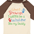 thumbnail image 4 of Inktastic Tow Truck Driver Like Daddy Boys or Girls Long Sleeve Baby Bodysuit, 4 of 5