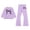 Light Purple, variant on XEGLSBU Girls Valentines Day Outfit 7/8 Girls Long Sleeve Top and Flare Pants with Bow Print Two Piece Outfit for Toddler and Kid Black Size 5-6 Years