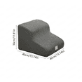 thumbnail image 3 of Dog Ramp for Couch Or Bed, Non-Slip 2 Step Pet Ramp for Couch Or Bed, Gray | High-Density Foam Support, Dog Stairs for High Beds, Suitable for Short-Legged Dogs, Injured Pets, 3 of 6