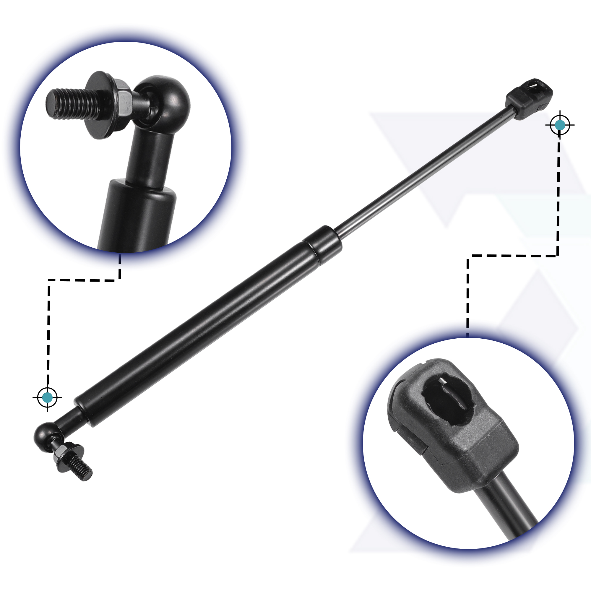 Unique Bargains 2Pcs Front Hood Lift Supports Struts for Ford MK6 2015-2020