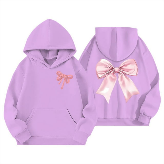 Chandail à Manches Longues pour Garçon, Chandail à Capuche Imprimé pour Filles, Col Rond, Mignon, Coupe Décontractée, Hauts d'Automne, Vêtements pour Petit Garçon 11-12 Ans