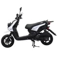 thumbnail image 2 of X-Pro Brand New 150 Gas Moped Scooter Adult Bike, 12" Aluminum Wheels Electric/Kick Start Dual Headlights, 2 of 5