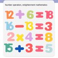 thumbnail image 3 of Rompecabezas digital Juguetes de madera Niño Número Juego Rompecabezas Tablero educativo (1) Ehuebsd libre de BPA, 3 of 6