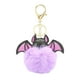 thumbnail image 2 of Lindo Llavero de Murciélago de Halloween - Llavero con Pompón Suave para Bolso, Mochila y Llaves Del Coche - Llavero de Felpa de Poliéster Suave En Negro, Rosa y Morado - 3.15 Pulgadas, 2 of 6