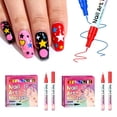 thumbnail image 7 of RAGUPEL 12 Colors Nail Art Pens Set, New Nail Art Pens for Painting Nails, Nail Art Markers Doodle Pen, Nail Art Tools for Dotting Drawing Painting Point Liner Diy, Quick Dry, 7 of 7