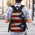 thumbnail image 6 of Men Women Retro Puerto-Rico-Flag Laptop Backpack For Outdoor Camping Travel Daypack Casual Bag, 6 of 7