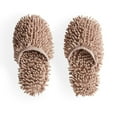 thumbnail image 2 of Milageto Floor Cleaning Slippers Multifunction Mop Slippers for Dirt Dust Living Room brown, 2 of 8