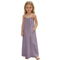 thumbnail image 5 of Girls Sleeveless Loose Fit Pocket Dress Playwear Homewear Casual For Toddlers And Kids Girls Summer Dress Cassual Formal Dresses Cute Sun Dresses, 5 of 5