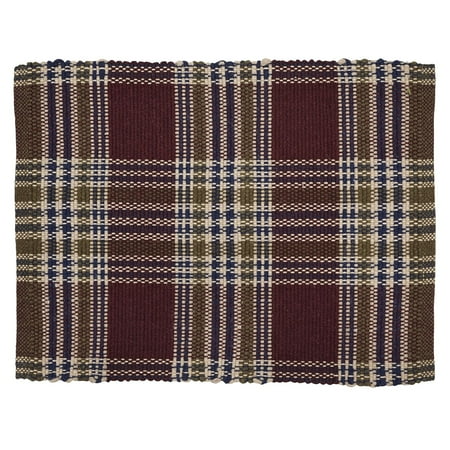 Rectangle Red Rug - Burgundy Red Rustic & Lodge Flooring Jackson Wool Plaid Rectangle Accent Rug