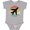 AC-Heather Grey, variant on Airplane Pilot Vintage Sunset Boys or Girls Baby Bodysuit