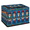 Multicolor 3, variant on CURLYOOT Nutcrackers Colorful Xmas Storage Bin with Zipper Lid, Foldable Clothes Organizer Lidded Storage Baskets, Rectangular Box Closet Shelf Organizer