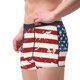 thumbnail image 2 of Balery Vintage American Flag Calzoncillos bóxer para hombre, ropa interior de algodón suave y transpirable con cinturilla de nailon-Large, 2 of 5