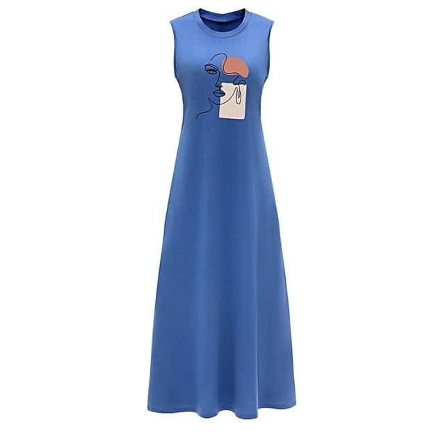 Vestido de verano para mujer, vestido informal para adolescentes, para fiesta de noche, aniversario, uso diario L