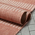 thumbnail image 7 of Well Woven Medusa Stria Modern Stripes Coral 2'7" x 9'10" Runner Indoor Outdoor Rug, 7 of 7
