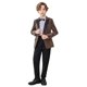 thumbnail image 2 of Odeerbi Chicos 4 Pcs Caballero Traje Formal Vestido Camisa + Chaqueta de Blazer + Pantalones de Traje + Corbata de Boda Trajes Conjunto, 2 of 9