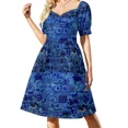 thumbnail image 3 of Vestido clásico de manga corta con emblema de Thunderbird, vestidos de mujer elegantes y bonitos, ropa de verano para mujer, vestidos de mujer, 3 of 7