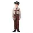 thumbnail image 5 of Halloween Sheriff Costume Outfit, Family Matching Role Play Uniform Set for Party Stage Performance and Festive Dress Up Events, 5 of 9