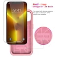 thumbnail image 4 of Diverbox for iPhone 13 Pro Max Case [Shockproof] [Dropproof] [Tempered Glass Screen Protector + Camera Lens Protector],Heavy Duty Protection Phone Case Cover for Apple iPhone 13 Pro Max (Pink), 4 of 7