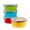 4 Colors | Round | 40.5 oz | 4pc, variant on Collapsible Food Storcontainers With Lids 4 Pack 40 Oz Silicone 1-compartment Meal Prep Reusable Lunch Bento Boxes For Adultswave Freezer Dishwasher Safe Black