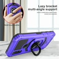 thumbnail image 2 of For Kyocera DuraSport 5G / UW Case Shockproof Ring Stand Phone Cover with Tempered Glass Screen Protector - Purple, 2 of 5