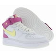thumbnail image 4 of Nike Air Force 1 Mid GS Girls Shoes Size 4.5, Color: Summit White/Citron Tint, 4 of 4