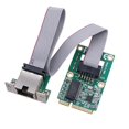 thumbnail image 1 of New Mini PCI-E Network Card 1000Mbps Gigabit Ethernet NIC Adapter RTL8111F PCI Express 10/100/1000M, 1 of 5