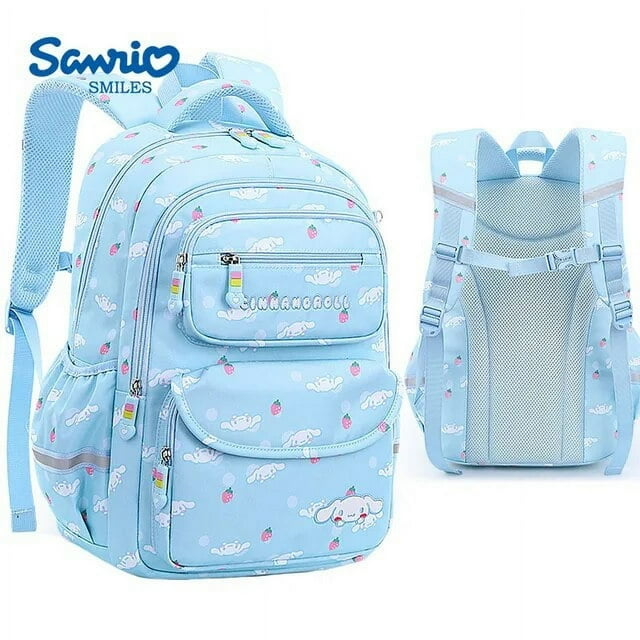 Sanrios Hellokitty Sac d'École Dessin Animé Fraise Kitty Sac à Dos Étanche Anti-Perte