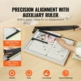 thumbnail image 2 of KFFKFF Paper Cutter Guillotine Trimmer 18" 20 Sheets Cutting Capacity Metal Base, 2 of 7