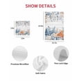 thumbnail image 7 of Blue Coastal Kitchen Dish Towels for Drying Dishes Set of 2, Summer Beach Starfish Weeping Eucalyptus Wooden Waffle Weave Microfiber Hand Tea Bathroom Towels Quick Dry & Absorbent Towel 12x12, 7 of 7