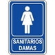 thumbnail image 1 of Señal Indicativa Pública Señalamientos Informativos 30x40 cm Informativos Sanitarios Damas Normal, 1 of 1