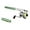 Green, variant on 1.6m Pen Shape Telescopic Pen Fishing Pole Mini Pocket Fishing Rod and Mini Metal Spinning Wheel Travel Fishing Rod Set for Ice Fly Fishing Sea Saltwater Freshwater
