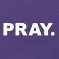 thumbnail image 5 of Wild Bobby Pray. Inspirational/Christian Women Tri-Blend Racerback Tank Top, Purple Rush, Large, 5 of 5
