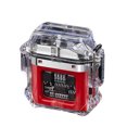 thumbnail image 1 of Tignapoo Windproof Arc Lighter with Built-in Lithium Battery, Waterproof Design, Multiple Colors Available (Red, Black, Orange, Blue), Compact and Lightweight for Outdoor Use, 1 of 6