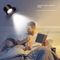 thumbnail image 4 of Lámpara de noche de color RGB, protección para los ojos, control remoto, doble cara, luminosa, carga USB, lámpara de pared magnética de inducción humana, 4 of 5