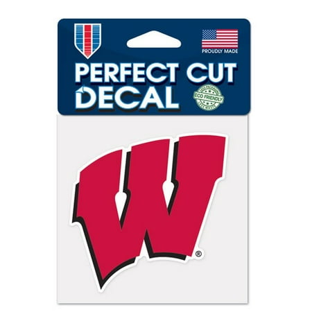 Wisconsin Badgers 4X4 Color Die Cut Decal