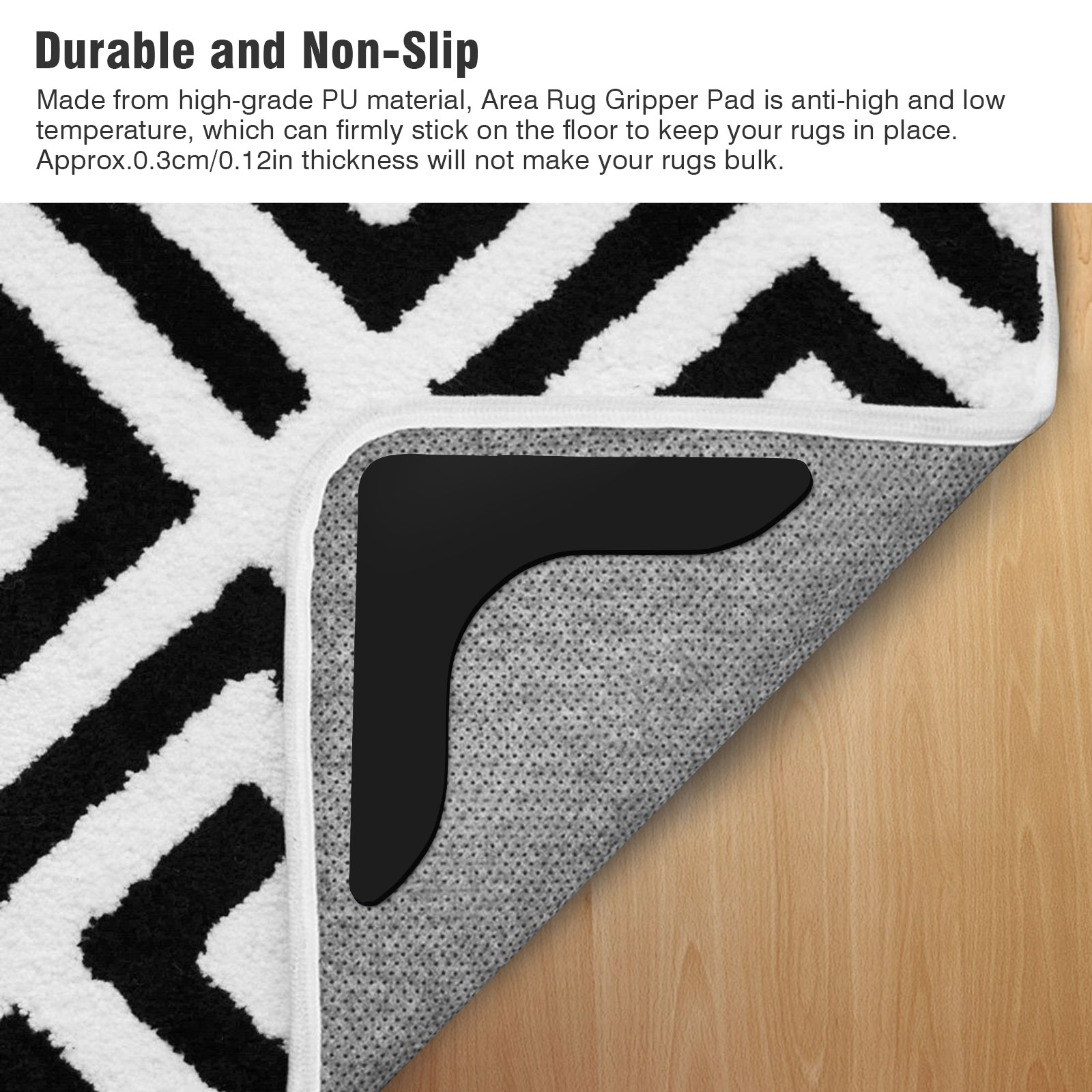 Non Slip Rug Pad Grippers Carpet Gripper Double Sided Anti Slip