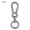 Silver, variant on Silver/Gold/Black Plated Gate Zinc Alloy Hooks Outdoor Tools Snap Clasp Clip Bag Belt Buckle Carabiner Purses Handbags Spring Gourd Buckles GOLD