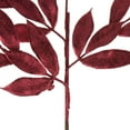 thumbnail image 2 of Vickerman 22" Burgundy Glitter BayLeaf Artificial Christmas Spray. Includes 12 sprays per pack., 2 of 6