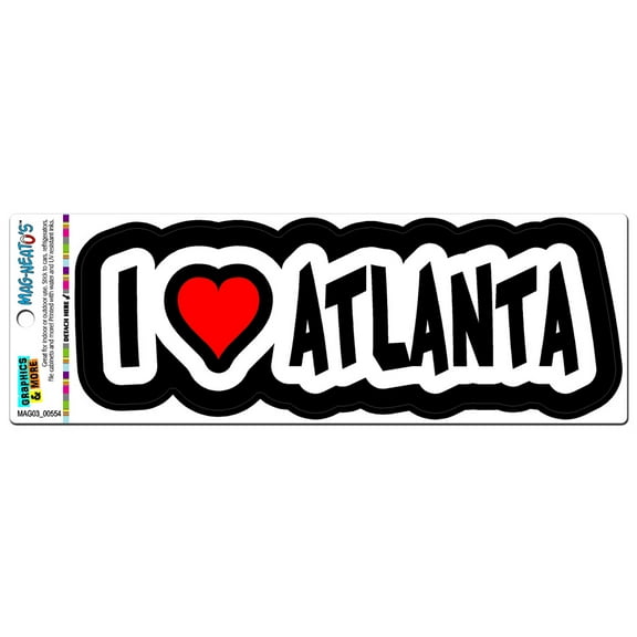 I Love Heart Atlanta - Georgia MAG-NEATO'S(TM) Car/Refrigerator Magnet