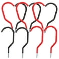 thumbnail image 1 of OULII Bike Hangers for Garage 10Pcs Metal Wall Mount Hanger Tool Hanging with PVC Coated Wrap Black, 1 of 8