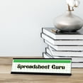 thumbnail image 2 of Spreadsheet Guru Designer Series Desk Sign, Novelty Nameplate (2 x 8"), 2 of 3