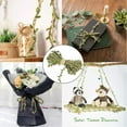 thumbnail image 6 of Green Leaf Ribbon Jute Burlap Twine Vine with Artificial Leaves for Decor Baby Shower Jungle Decor and DIY Wreath Wrapping Craft, 1.5cm*10m, 6 of 6