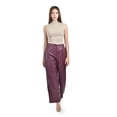 thumbnail image 4 of Pantalon de vinipiel pierna ancha Roman Fashion /Juvenil, 721 (Vino) vino M, 4 of 5