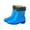 Z2-Blue, variant on Uobin Women Lined Removable Liner Rain Boots, Solid Color Anti Wear Resistant Short Ankle Fashion Waterproof Galoshes for Ladies