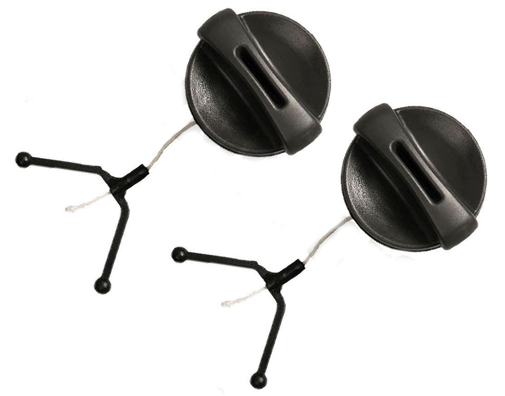 544111203 Husqvarna Fuel Cap & Oil Cap 435, 440 Chainsaws 2PK