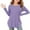 1-Purple, variant on Kids Fall Winter Tops New Teen Girls Trendy Tunic Tops Plus Size Shirts Side Split Long Sleeve Pullover Tees Casual Loose Blouses Green 5 Years