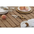 thumbnail image 5 of Saro 3021.N1672B 16 x 72 in. Striped Design Oblong Table Runner, Natural, 5 of 5
