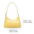 thumbnail image 2 of Bolso De Compras Exquisito, Bolsos De Mano Informales Para Mujer, Bolsos De Hombro De Piel Sintética Para Mujer Con Textura De Color Sólido, Bolso De Mano Para Mujer Monstrate AP006669-01, 2 of 6